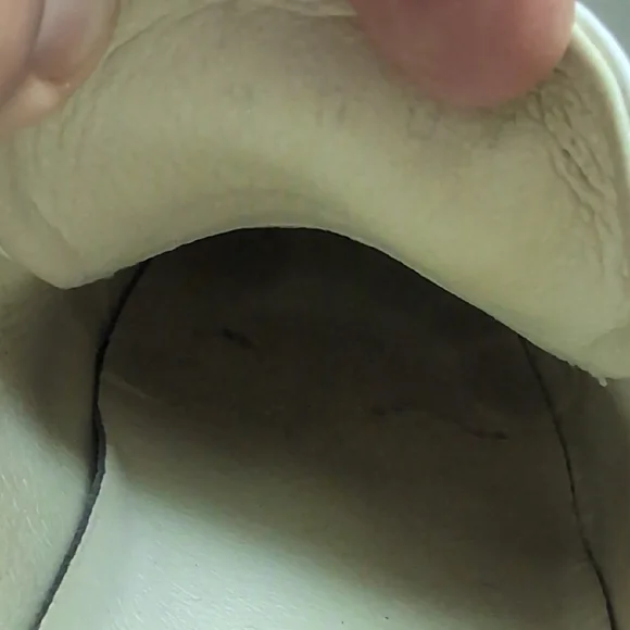 Sandro White Leather Velcro Sneakers - Picture 6 of 10